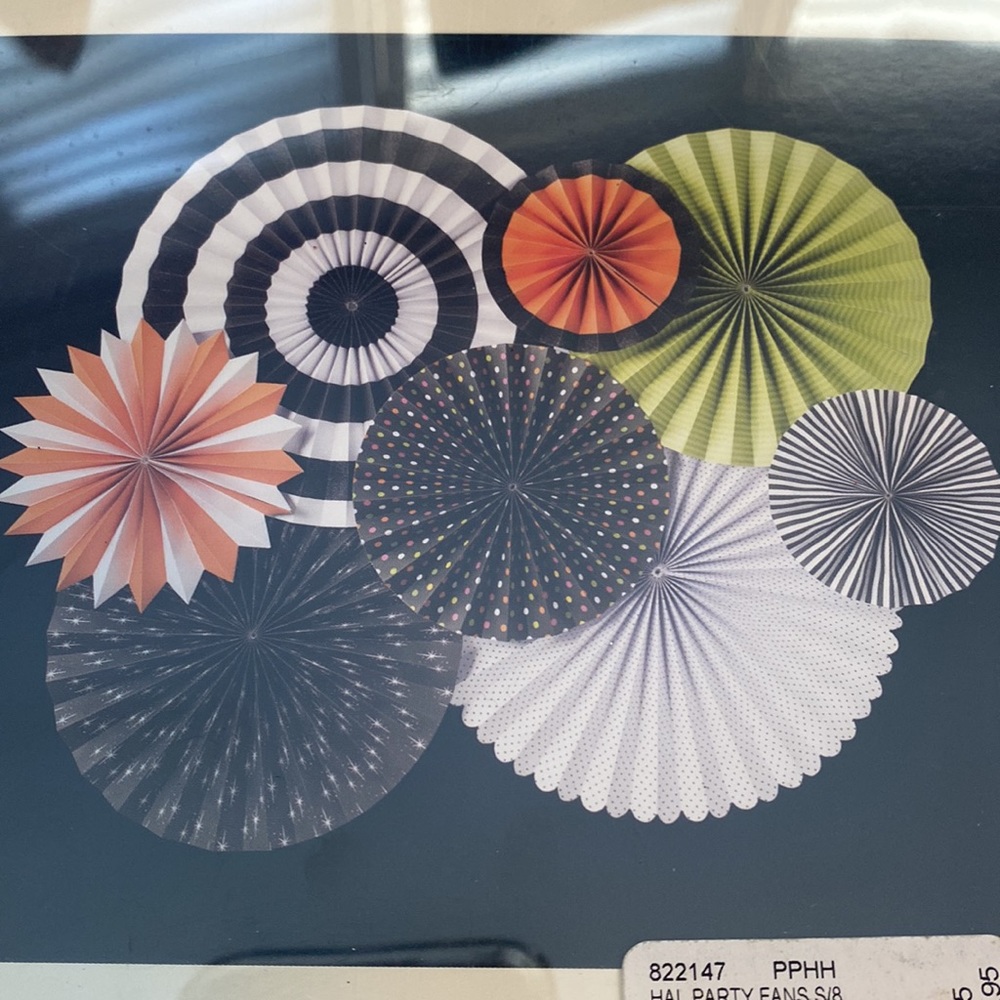 NEW My Minds Eye Party Fan decorations